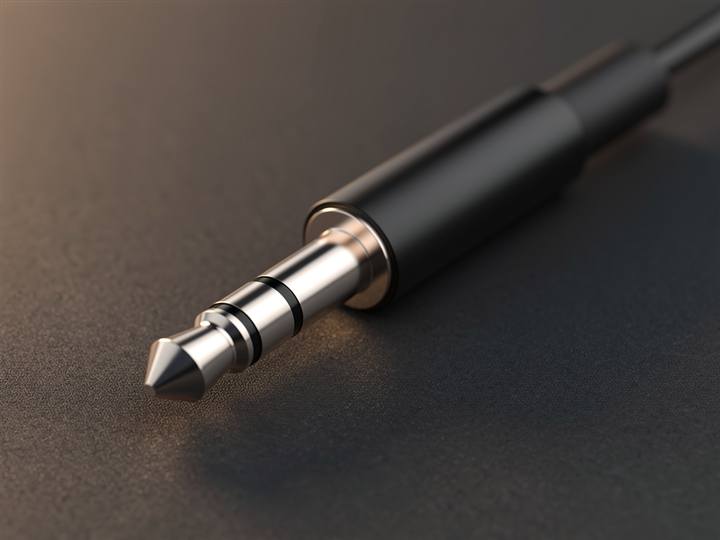 Quarter-inch TRS plug with two insulator bands